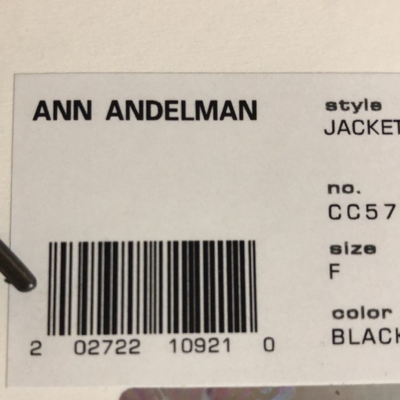 ANN ANDELMAN
Oversized Blazer Jacket Black - Picture 4 of 7